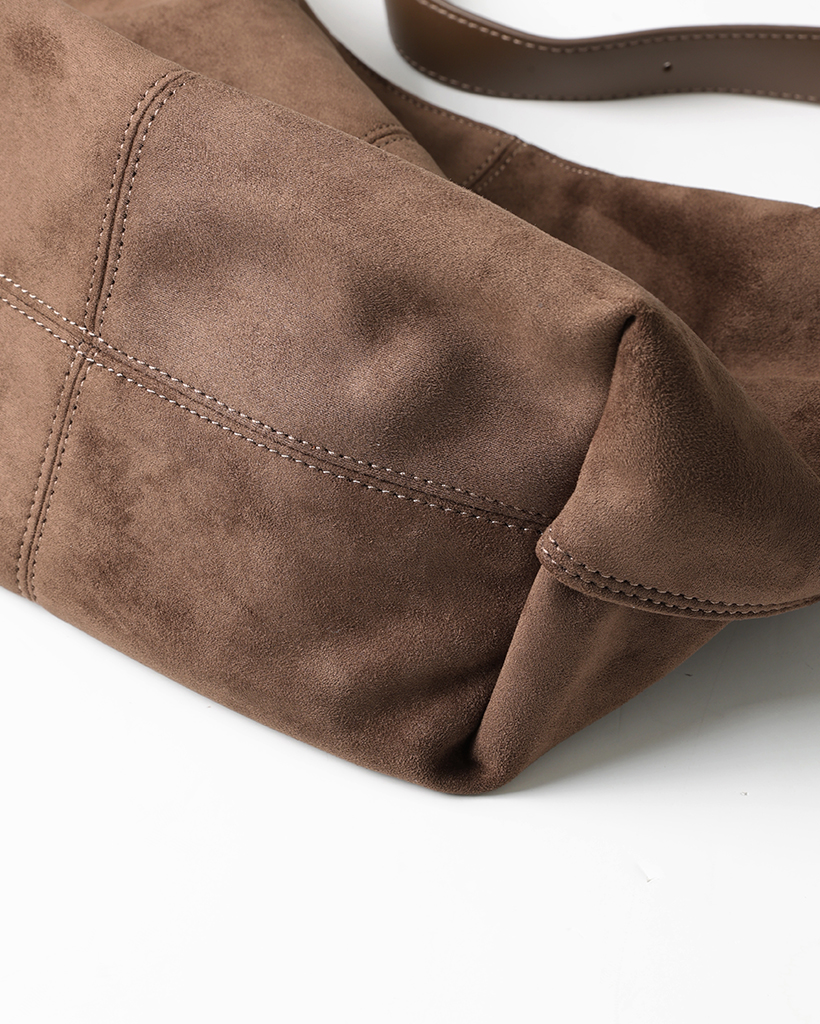 SNSで話題]スエードショルダー＆クロスバッグ | ファッション通販