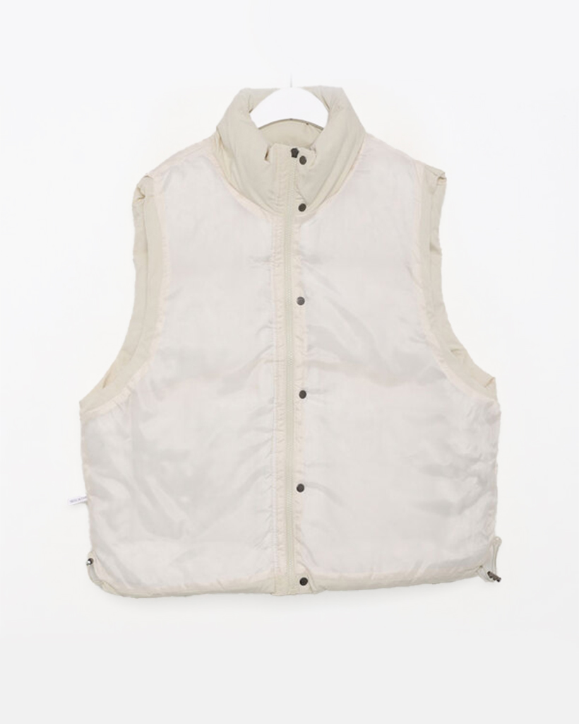 ユニセックス)ビッグポケットオーバーサイズキルティングベスト