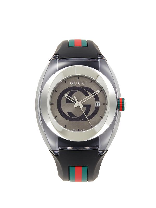 Gucci Gucci Sync 46MM Stainless Steel & Rubber Strap Watch on SALE