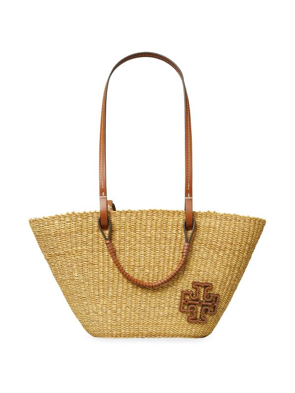 Tory Burch Ella Straw Mini Basket Tote on SALE | Saks OFF 5TH