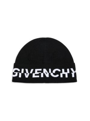 Givenchy Logo Cuff Wool Beanie on SALE | Saks OFF 5TH