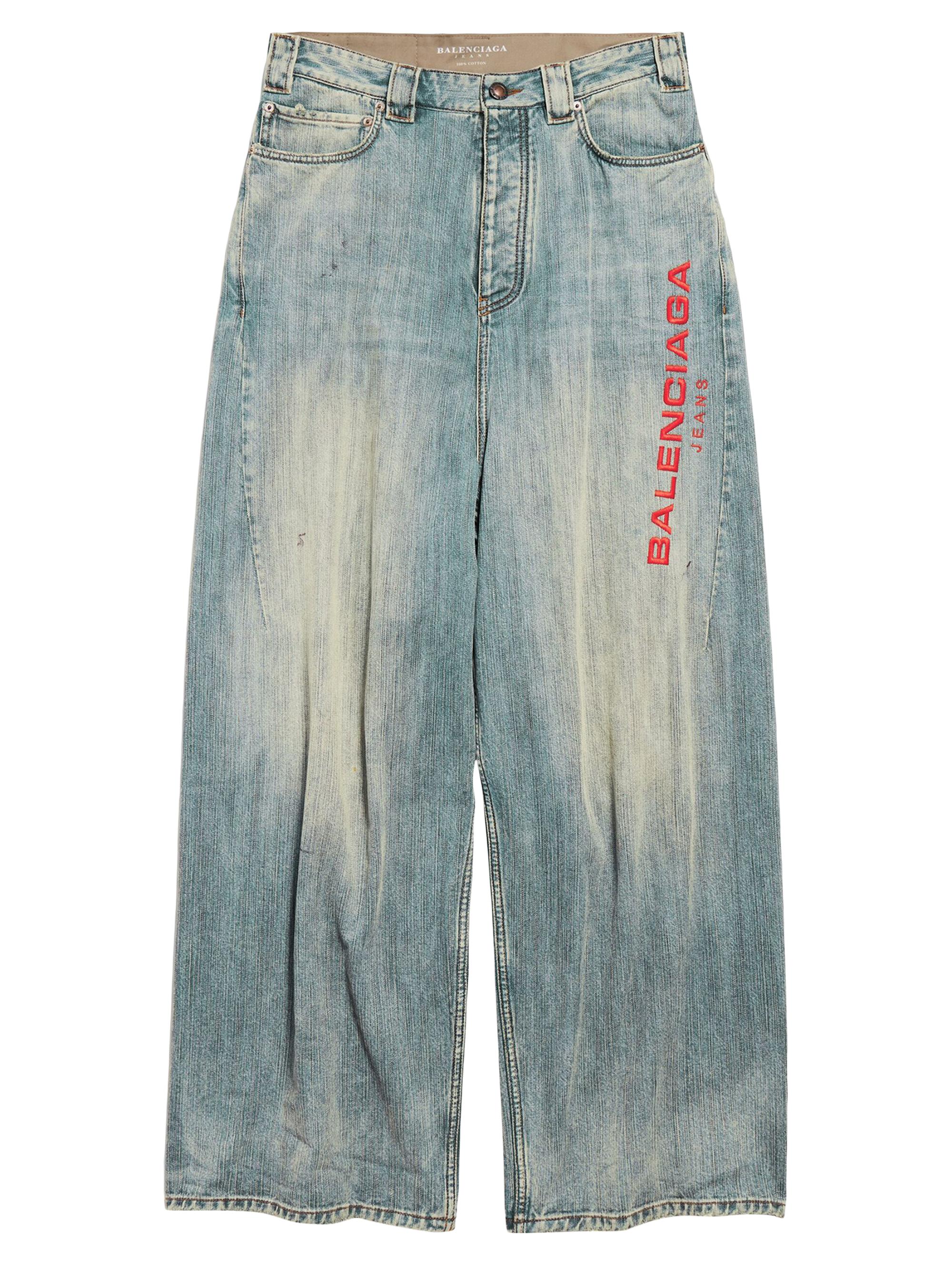 Balenciaga Graffiti Baggy Jeans | Saks Fifth Avenue