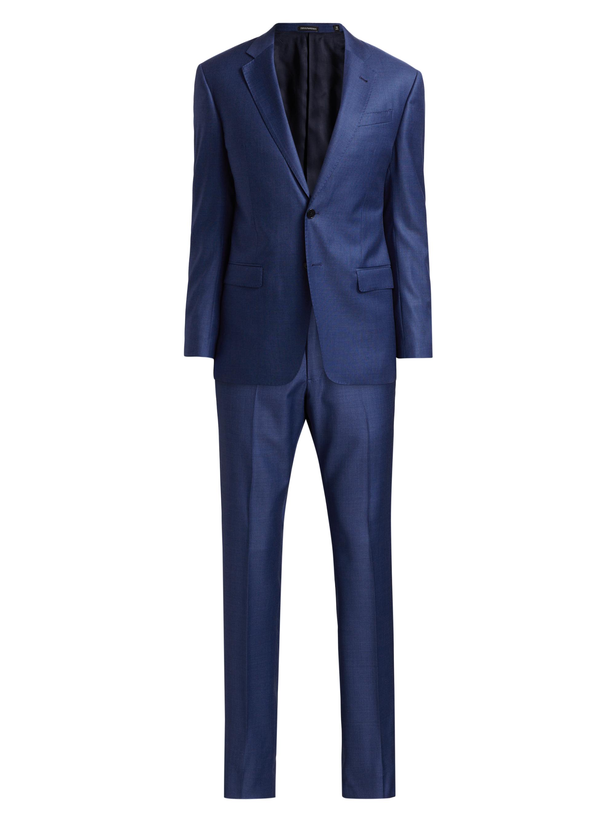 Emporio Armani G-Line Herringbone Wool Single-Breasted Suit | Saks