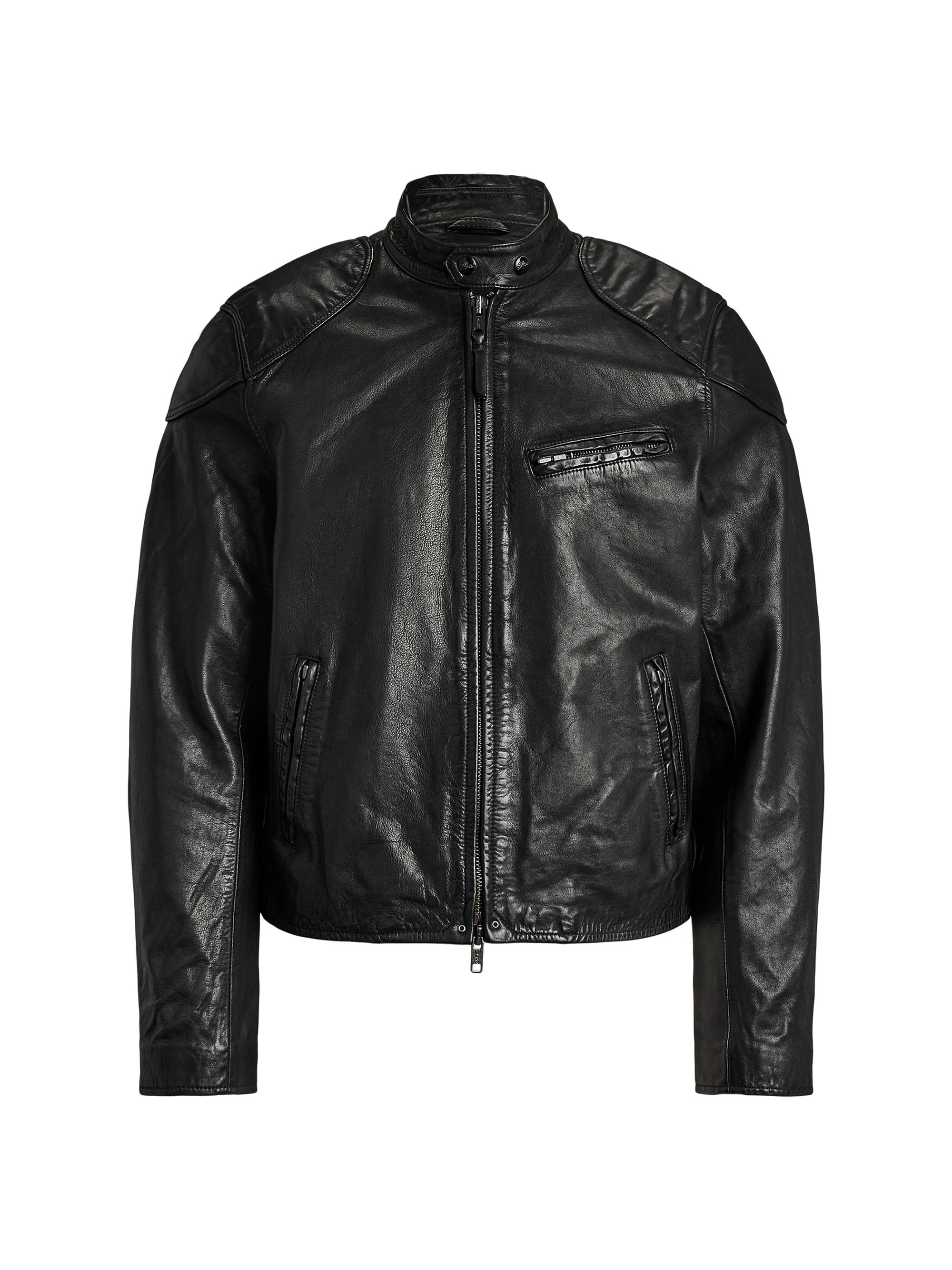 Polo Ralph Lauren Leather Utility Jacket | Saks Fifth Avenue