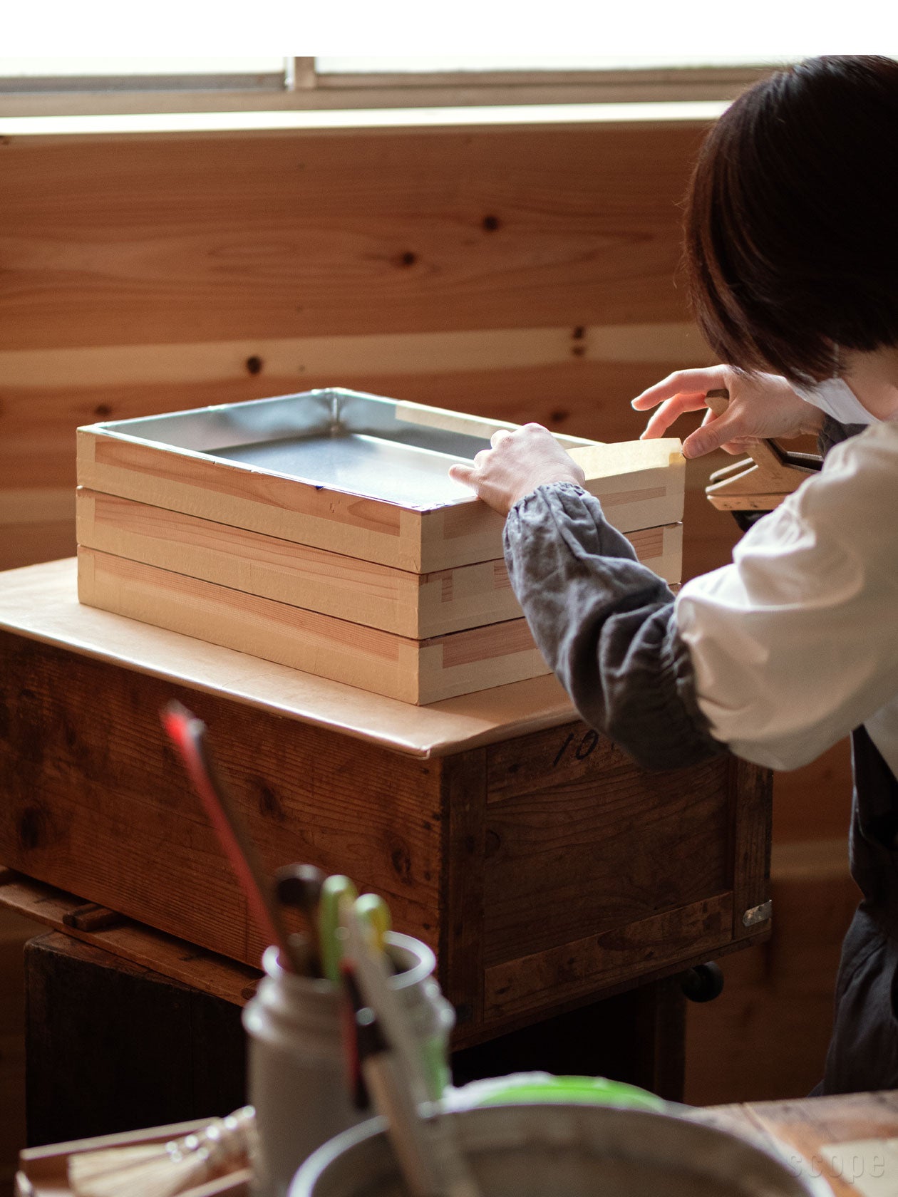 茶箱｜湿気や虫から守ってくれる木箱｜SCOPE