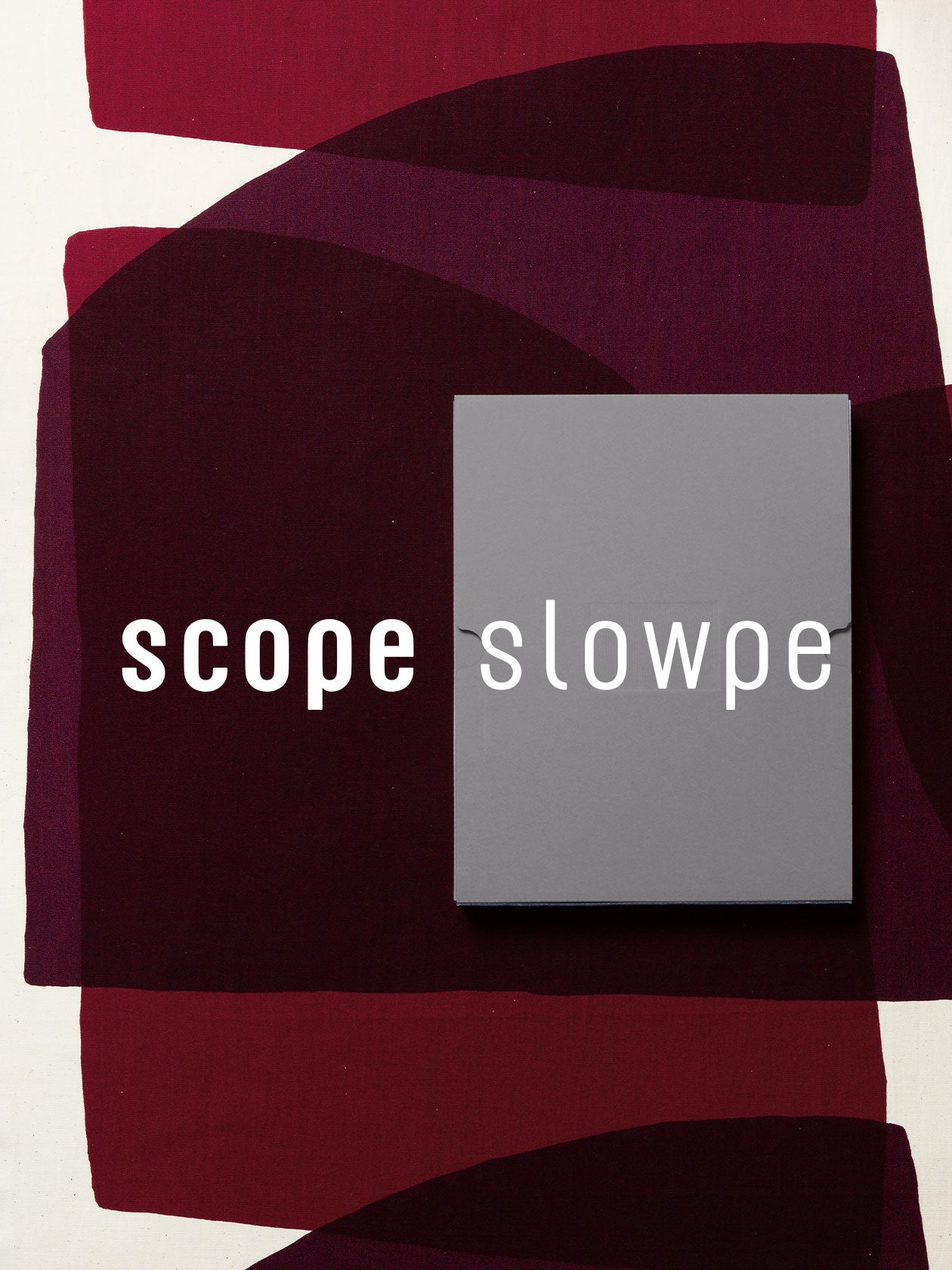 SCOPE Slowpe Slice ワイン　210cm テーブルクロス 販売終了】Slowpe<br>Slice ワイン