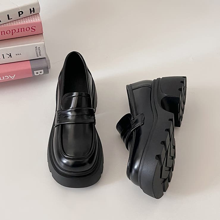 軽量厚底 タンクソール コインローファー 774[品番：MTTS0002509