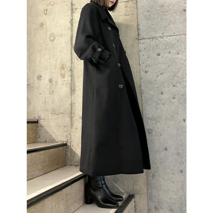 ダブルマキシチェスターコート[品番：MKSW0054569]｜MURUA（ムルーア