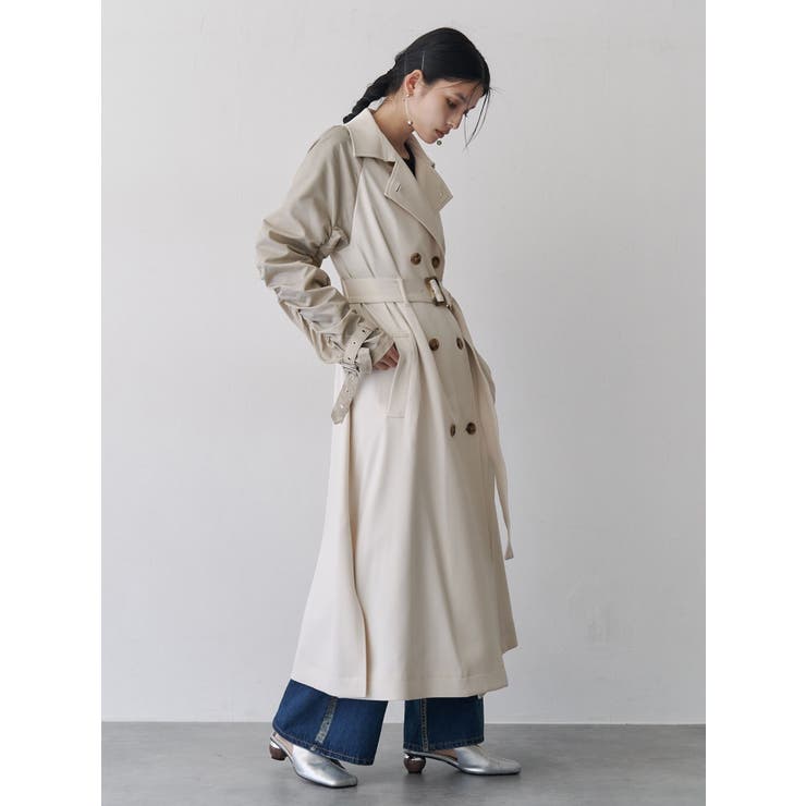 ドッキングトレンチコート[品番：MKSW0062315]｜MURUA（ムルーア）の