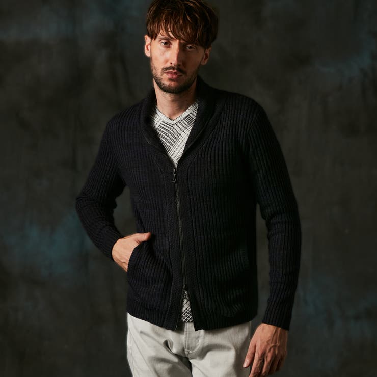 ショールカラーカーディガン[品番：NICW0006193]｜NICOLE（ニコル）の