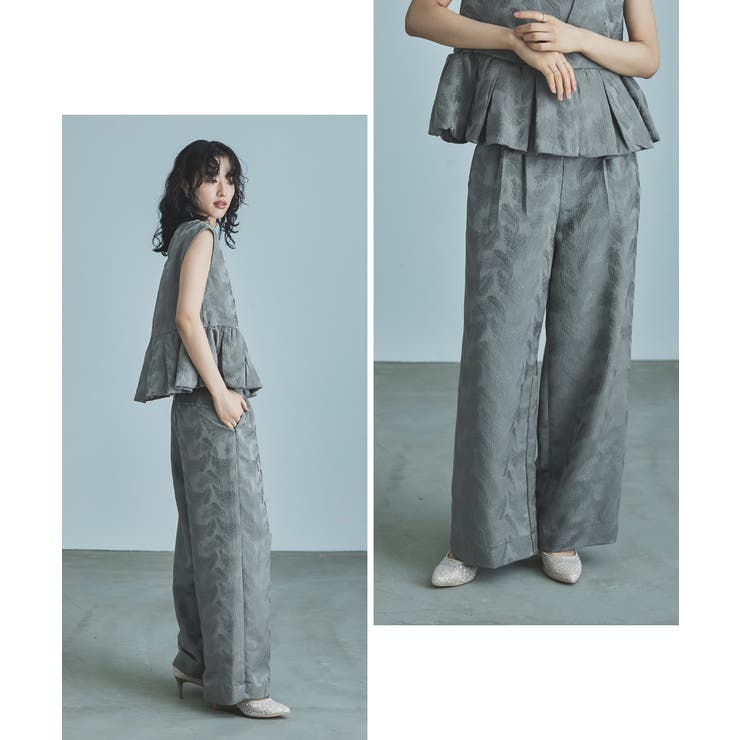 niana ニアナ ペプラムセットアップドレス[品番：FT000009187