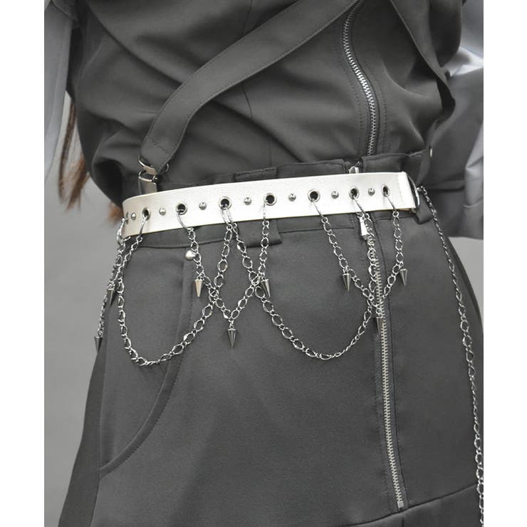 シルバー・ブレットベルト[品番：IGAW0005664]｜axes femme