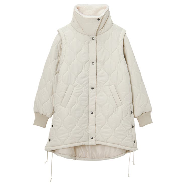 衿ボアマルチウェイキルティングコート[品番：GERW0010418]｜GeeRA