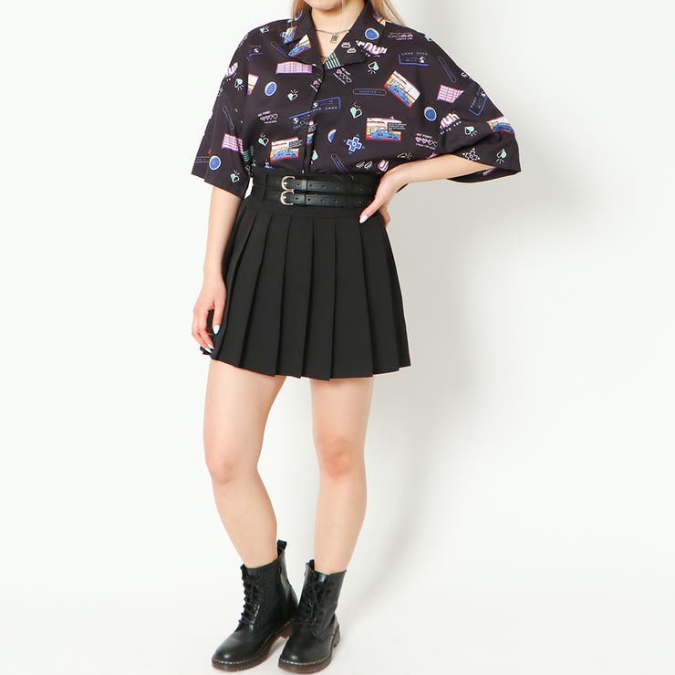 ダブルベルトプリーツスカパン[品番：GORW0007807]｜GORGE （ゴージ