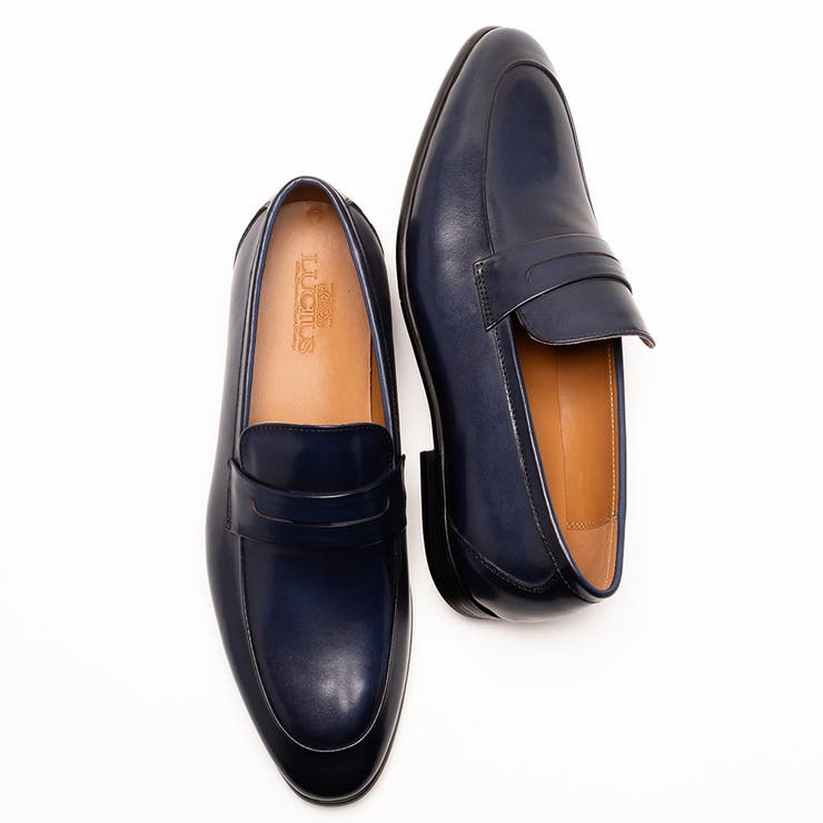 Uチップ レザー コインローファー / スリッポン[品番：XO000005002