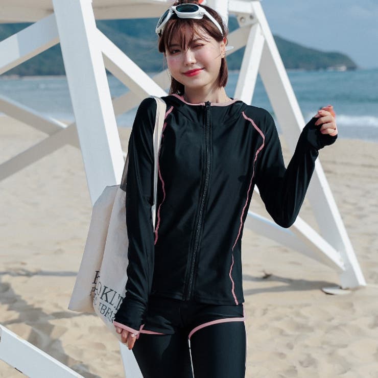 フィットネス水着 ラッシュガード レディース[品番：TY000005593