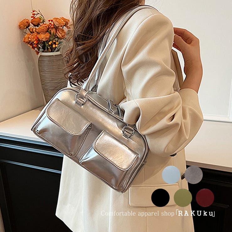 ダブルポケットショルダーバッグ 5color[品番：RKKW0003204]｜RAKUku