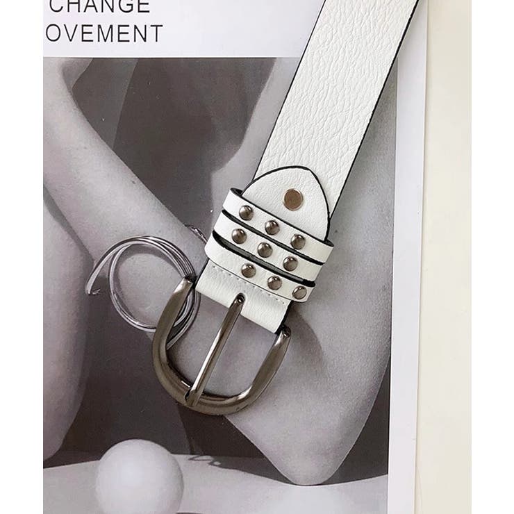 スタッズベルト Y2K ダブルスタッズ[品番：NETW0002022]｜Riff（リフ