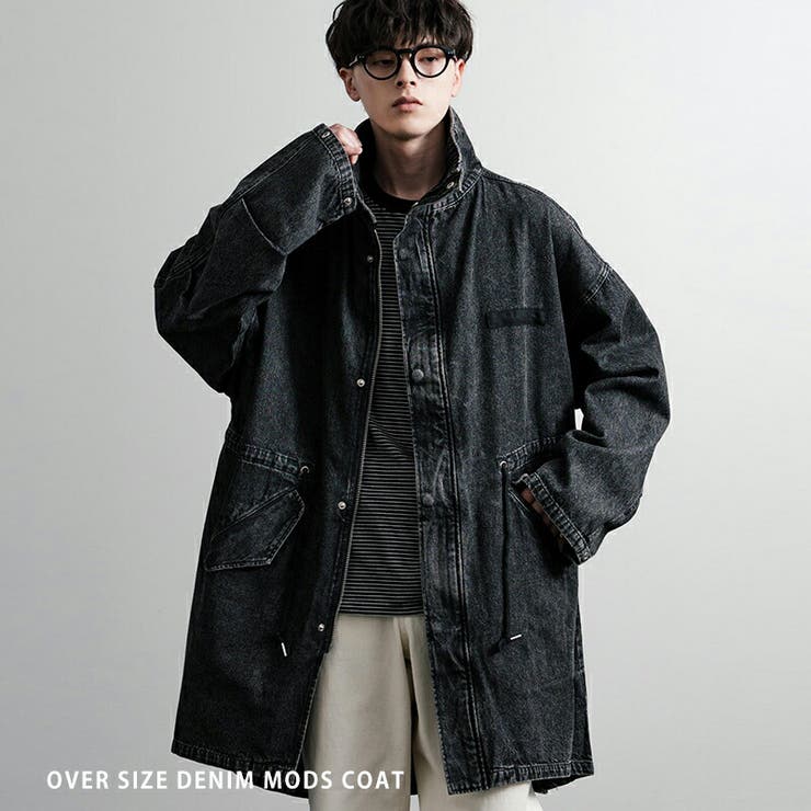 モッズコート デニム スタンドネック[品番：OE000008184]｜Rocky