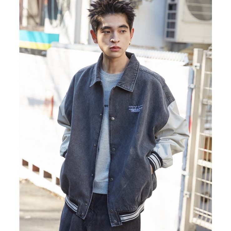 デニムスタジャン[品番：WG010093389]｜WEGO【MEN】（ウィゴー）の