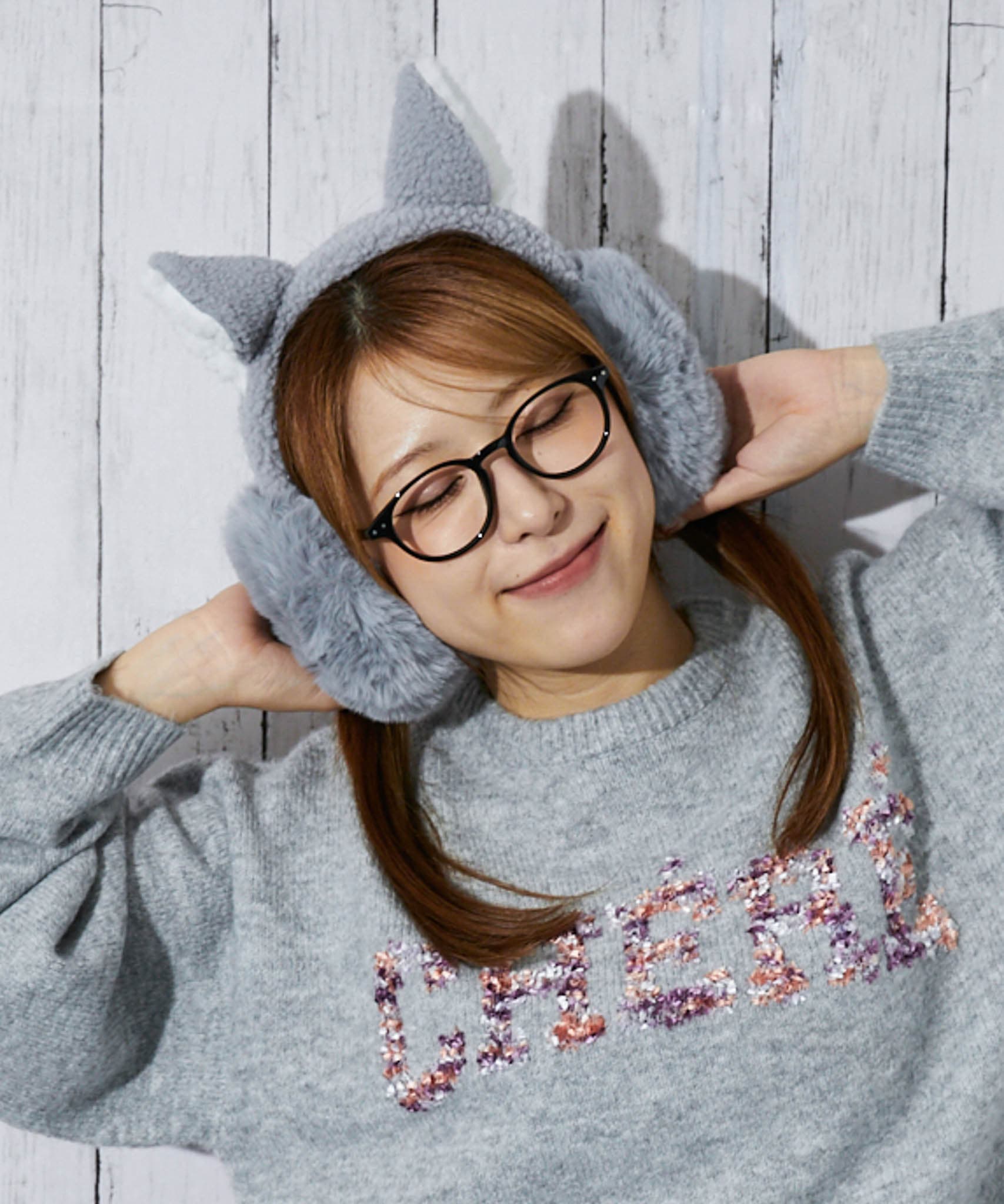 ネコミミ×ふわもこ》レディース イヤーマフ ファー素材 防寒アイテム