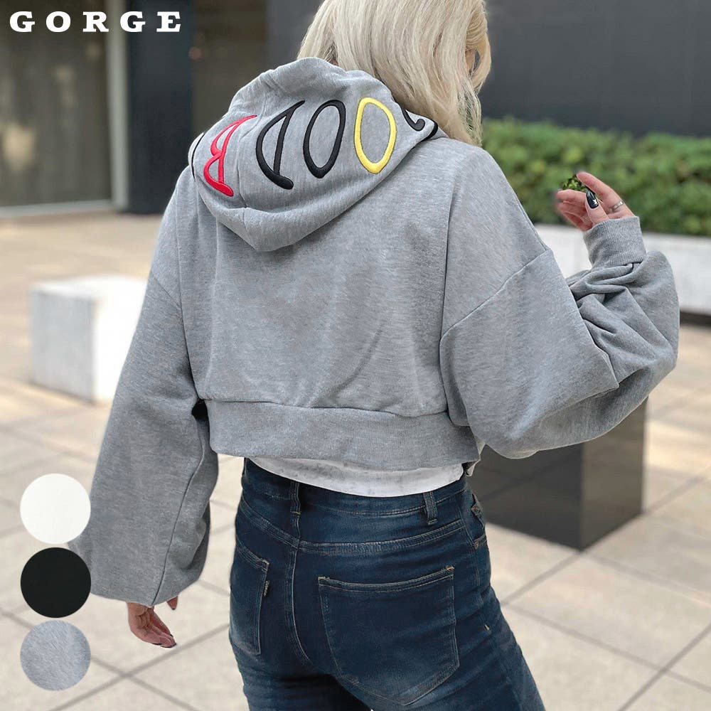 GoodVibes短丈パーカー[品番：GORW0008276]｜GORGE （ゴージ