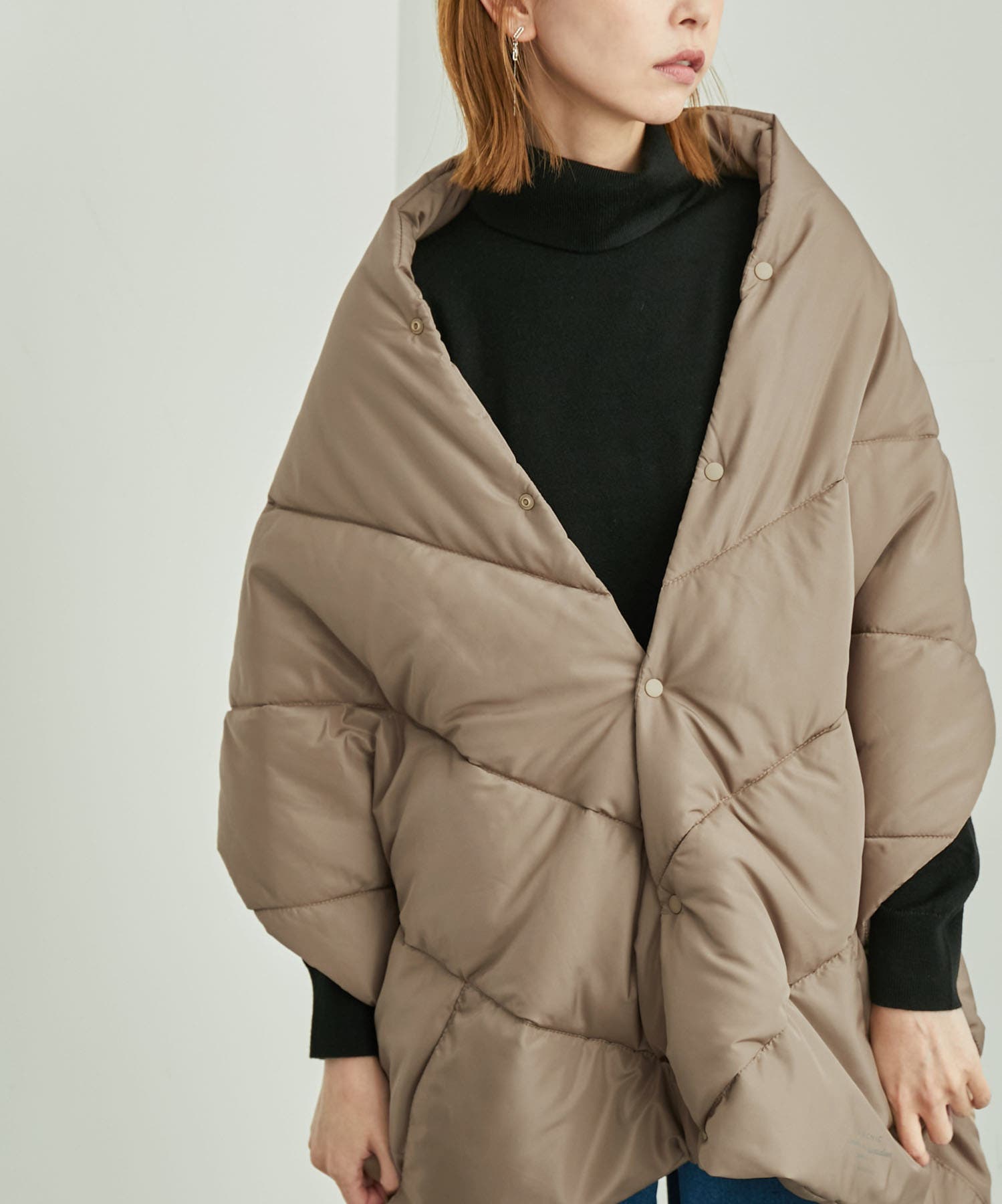 一部店舗限定カラー:ブラウン パープル】リンクコーデ 蓄熱中わた