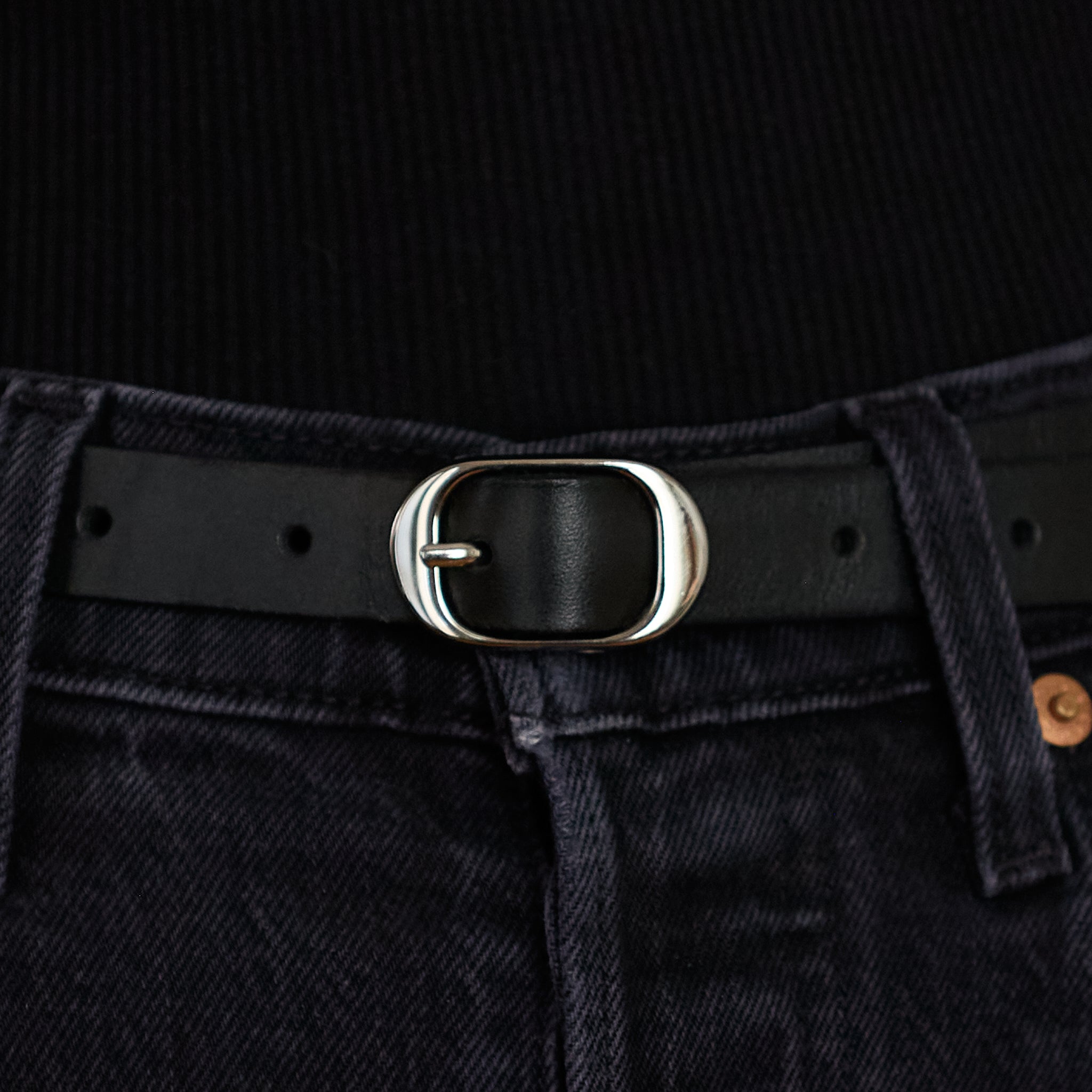 Oval Buckle Belt – 18mm