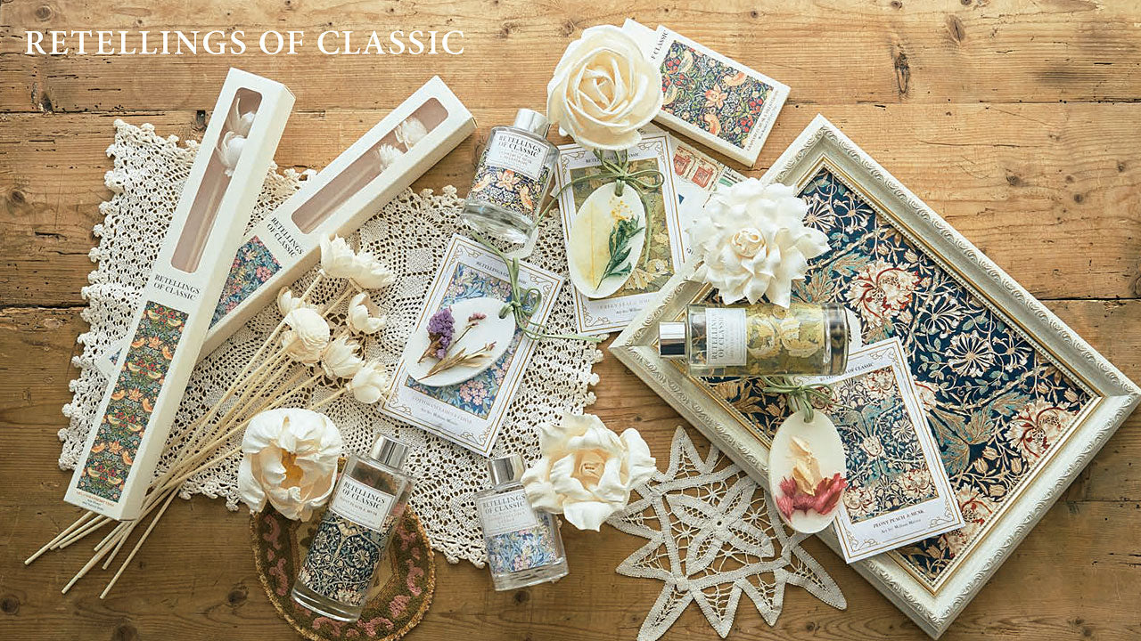 RETELLINGS OF CLASSIC / Art by William Morris – Aroma＆Bodycare