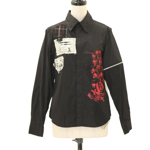 00s archive h.naoto blood エイチナオト 半袖 ブラウス 00s archive h