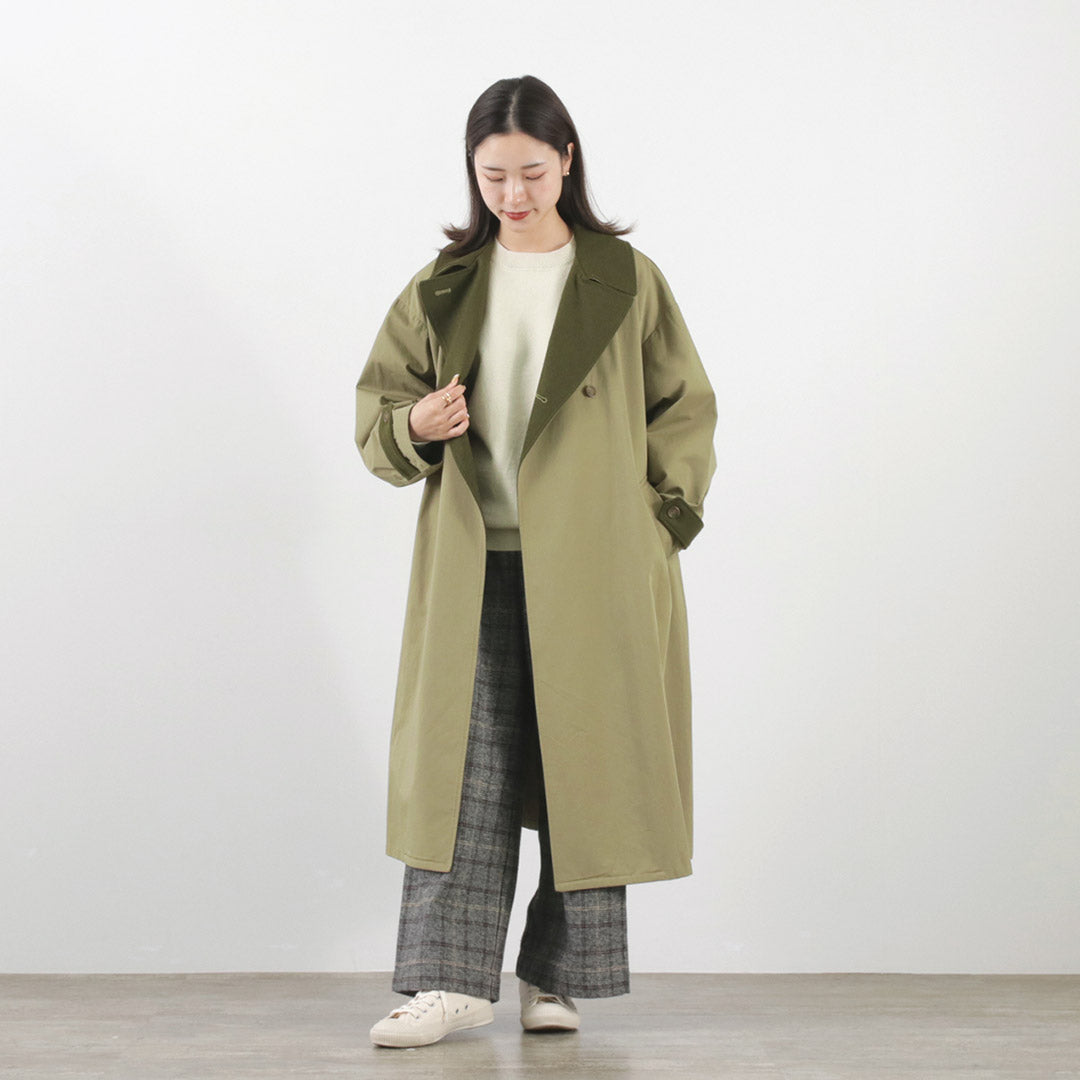 30％OFF】mizuiro ind（ミズイロインド） ワイドロングコート｜ROCOCO