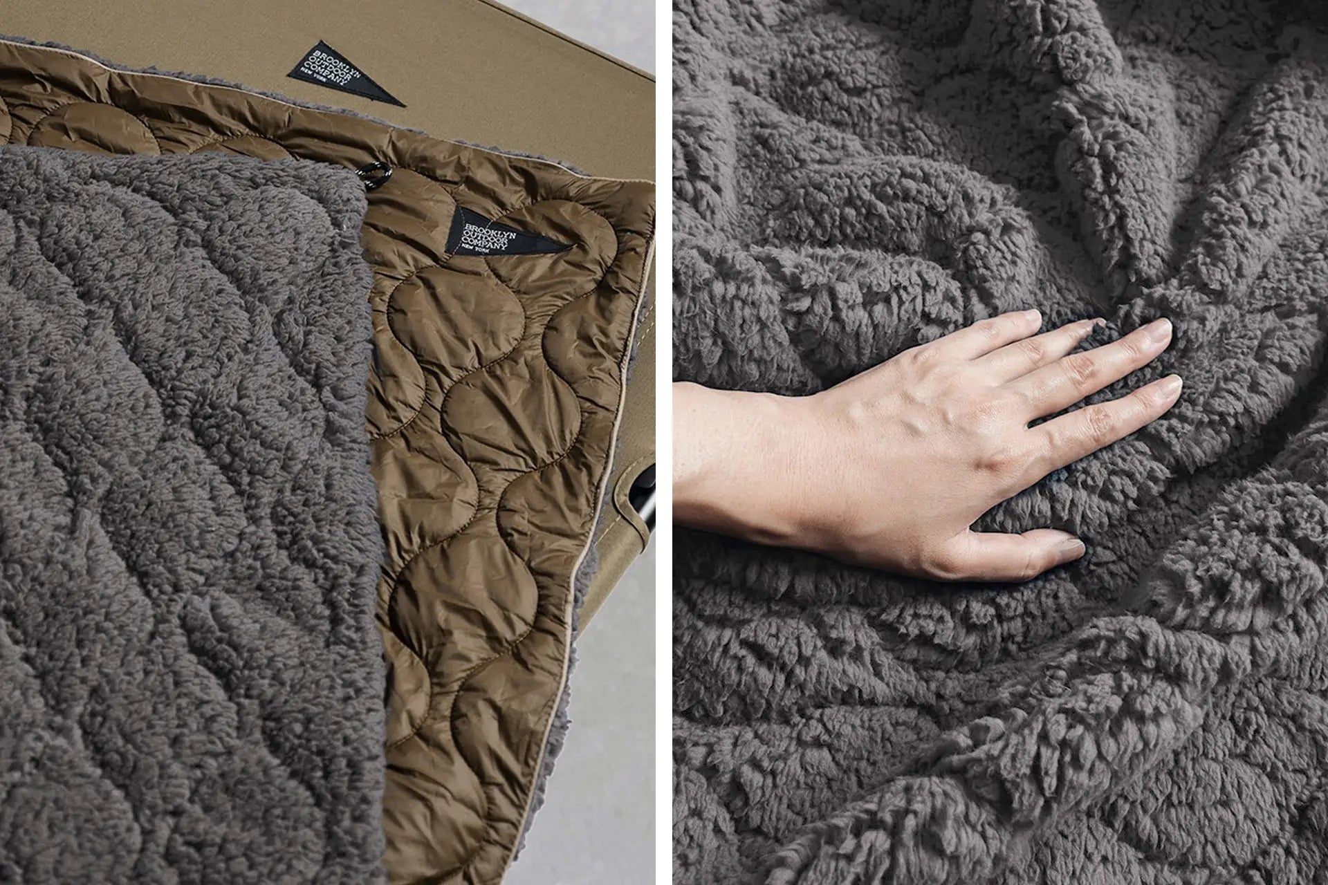 廃棄されたペットボトルをリサイクルしたポリエステル糸を使用