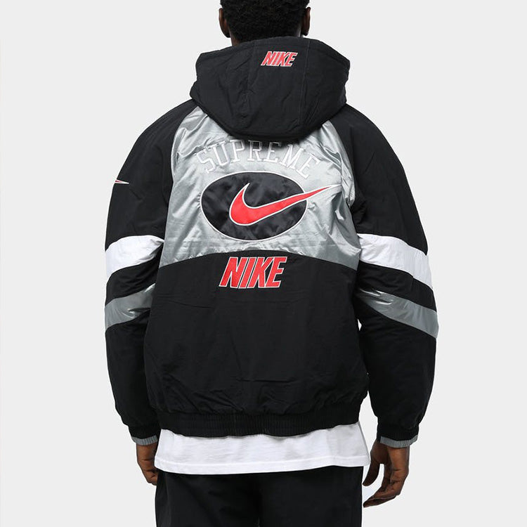 Supreme SS19 x Nike Hooded Sport Jacket Crossover waterproof Nylon