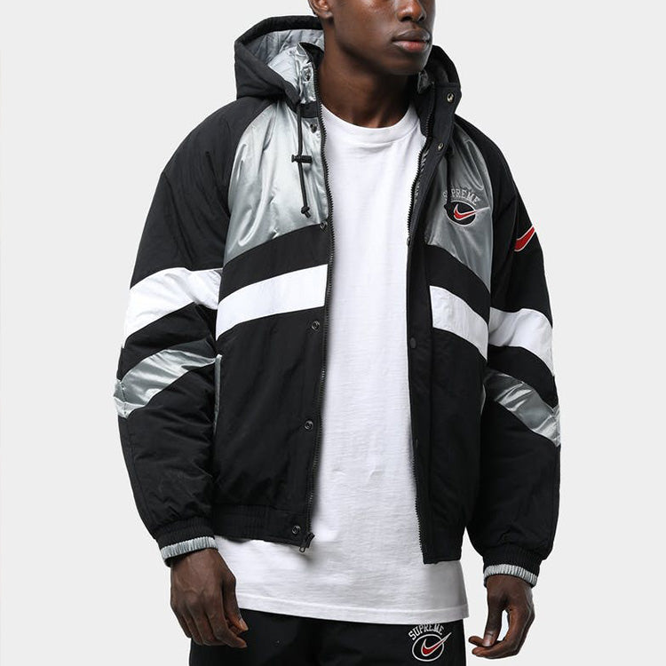 Supreme SS19 x Nike Hooded Sport Jacket Crossover waterproof Nylon