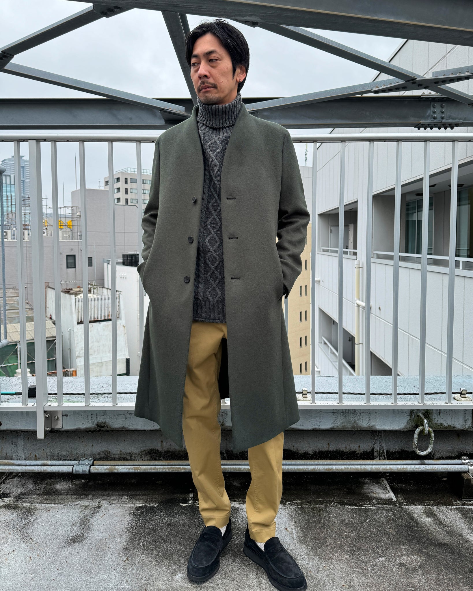 冬の主役アウター。美シルエットのウールロングコートをご紹介。 – wjk