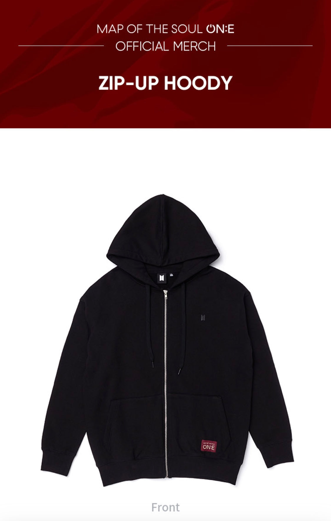 BTS] Map Of The Soul ON:E : Zip Up Hoody – krmerch