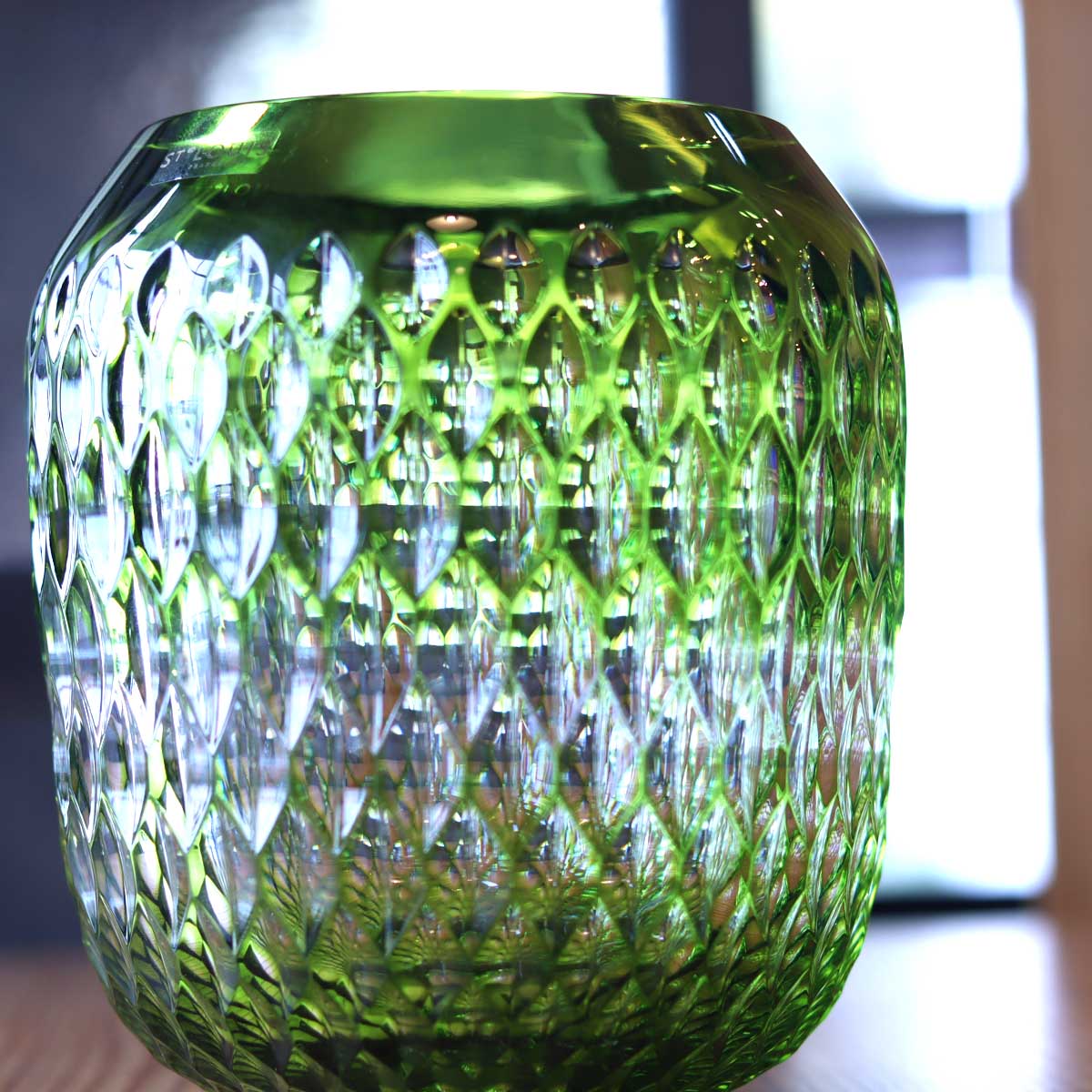 サンルイ / Saint-Louis フォリア フラワーベース 花瓶 グリーン 限定