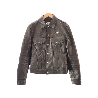 新宿店で、ルイスレザー×リアルマッコイズ別注のスーパーモンザ、445T