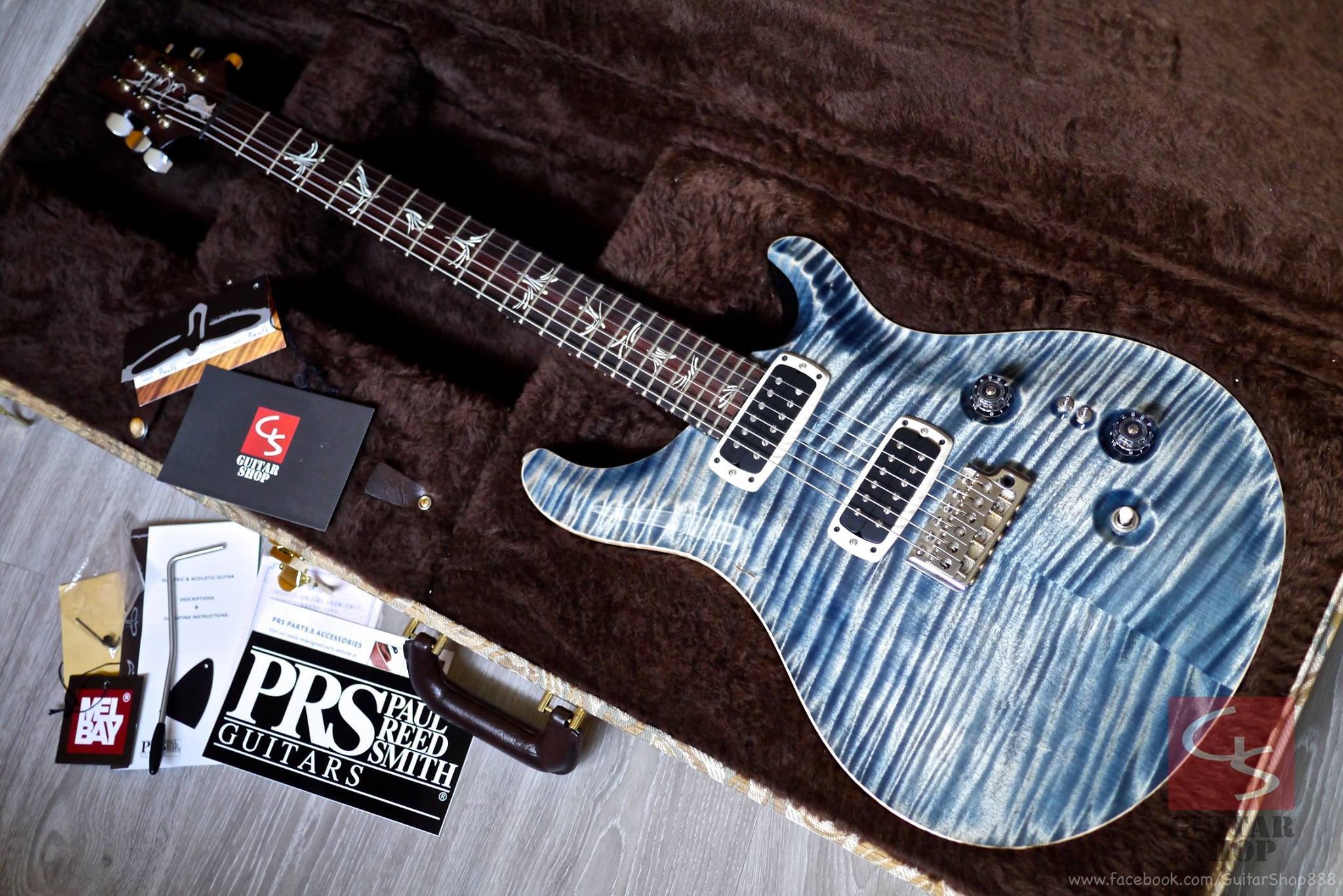 全球限量PRS Brushstroke 24 Whale Blue 10Top – Guitar Shop Taiwan