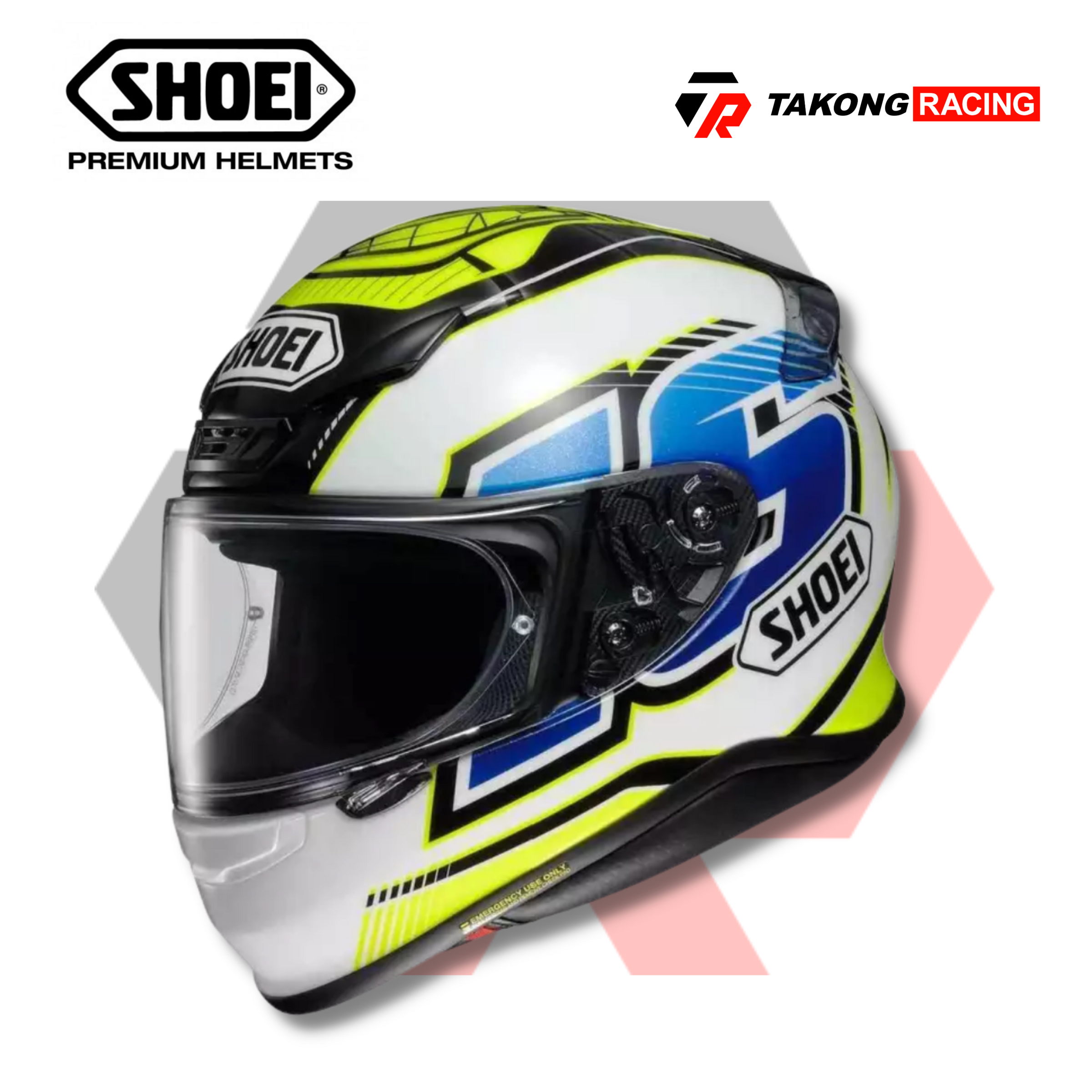 SHOEI Helmets - Z-7+ Cruzel TC-3 – Takong Racing (Riding Apparel)