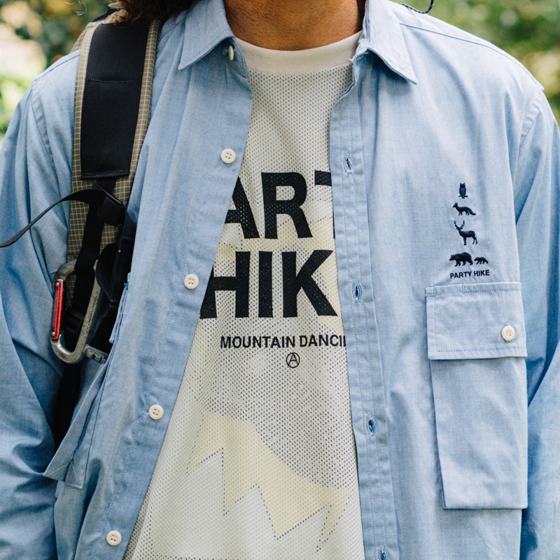 MOUNTAIN RESEARCH『PARTY HIKE SHIRT』『PARTY HIKE TEE』『MOUNTAIN