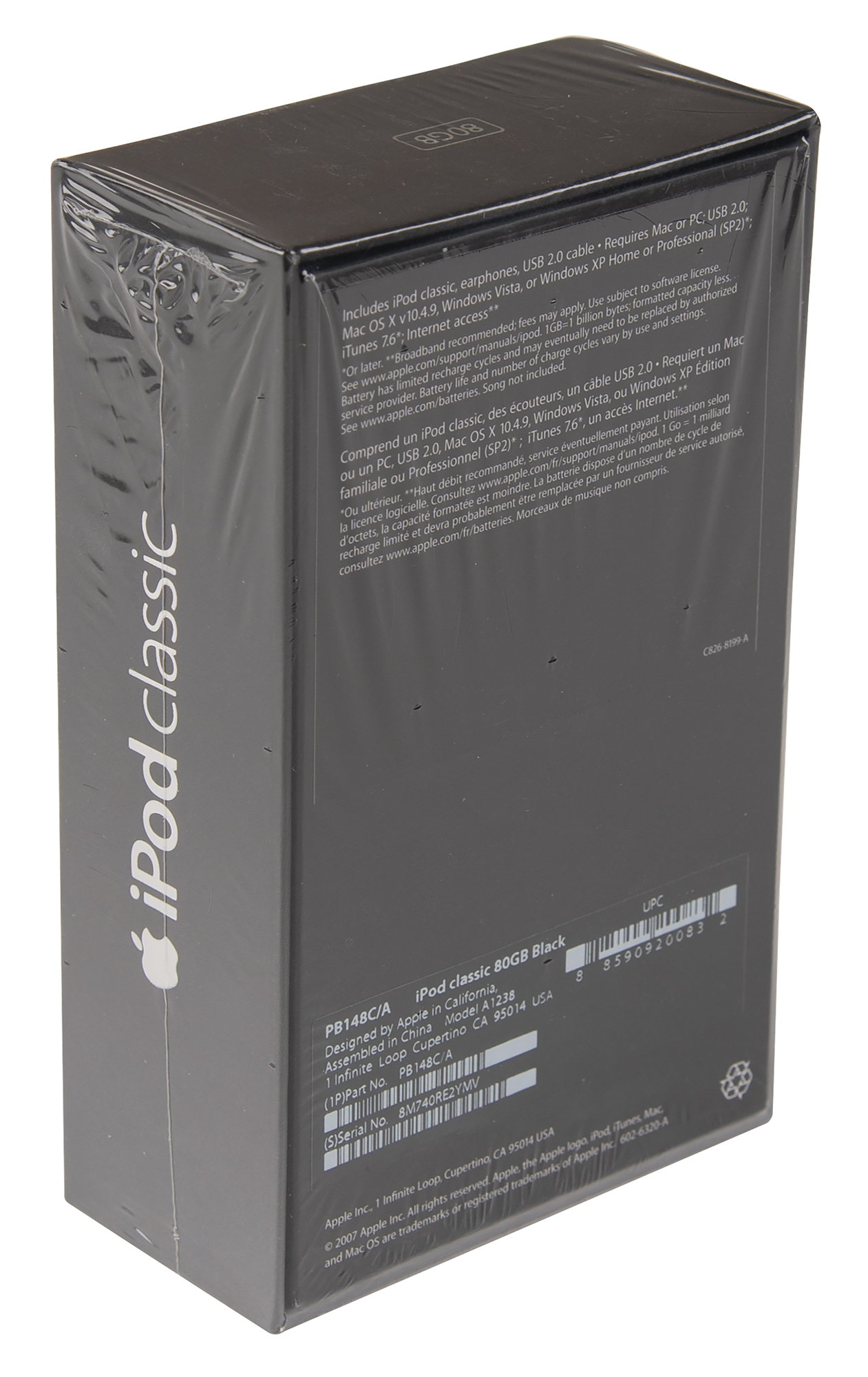 Apple iPod Classic (6th Generation, Sealed - Black, 80GB) | RR Auction