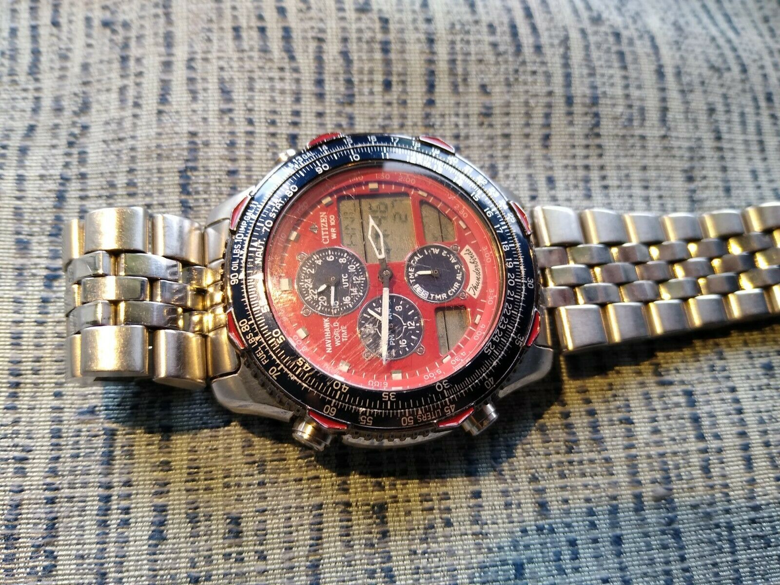 Citizen Navihawk Thunderbirds Watch C300-Q01709 TA 960675 GN-4-S