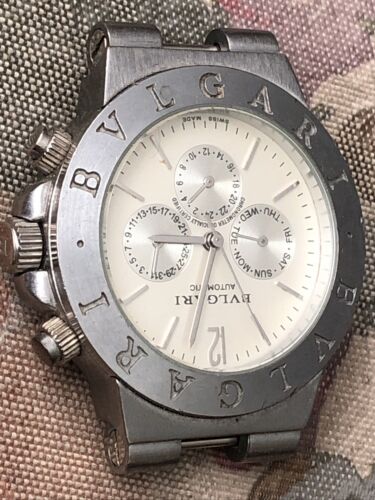BVLGARI SD38S L2161 Suisse Chronograph Automatic Stainless Steel