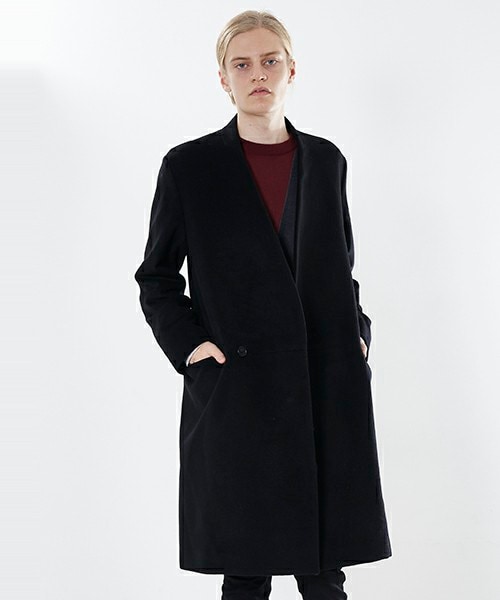 ETHOSENS（エトセンス）の「ノーカラーチェスターコート（）」 - WEAR