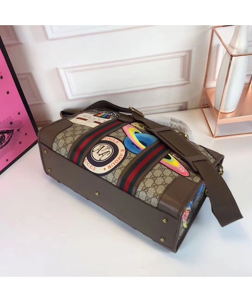 GUCCI（グッチ）の「Gucci/Supreme Courrier グッチ ボストンバッグ