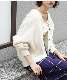 ADAM ET ROPE'（アダムエロペ）の「ラムコクーンカーディガン（）」 - WEAR