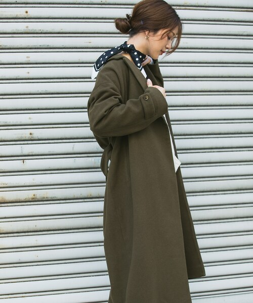 y*n様 アーバンリサーチドアーズ エアリーウールフードコート 杢GREGE