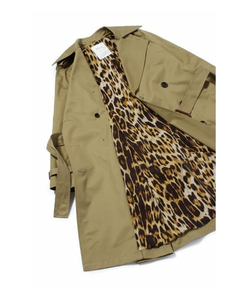 L'Appartement（アパルトモン）の「裏地ヒョウ柄トレンチコート