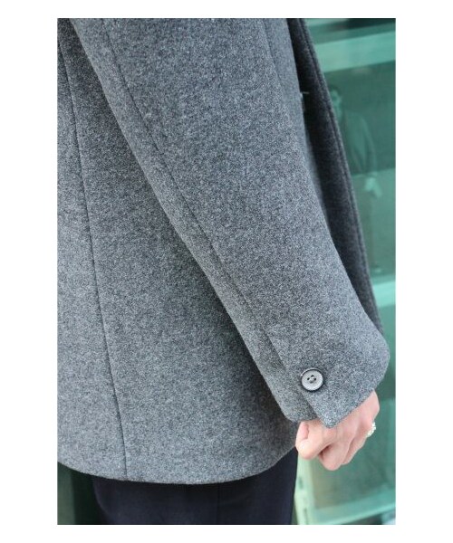 EDIFICE（エディフィス）の「100Sメルトン ショートチェスターコート